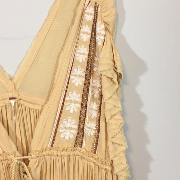 NWT Free People Garbanzo Will Wait maxi dress Boho - Picture 7 of 13